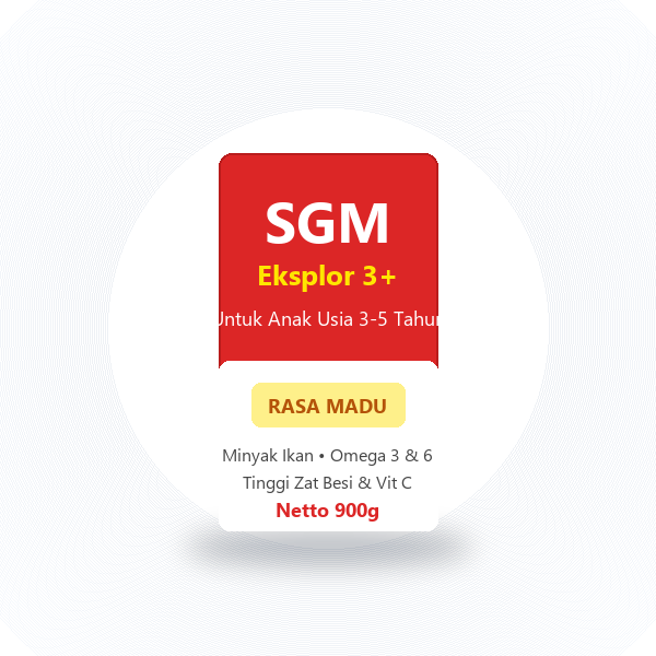 SGM Eksplor 3+ Madu 900g